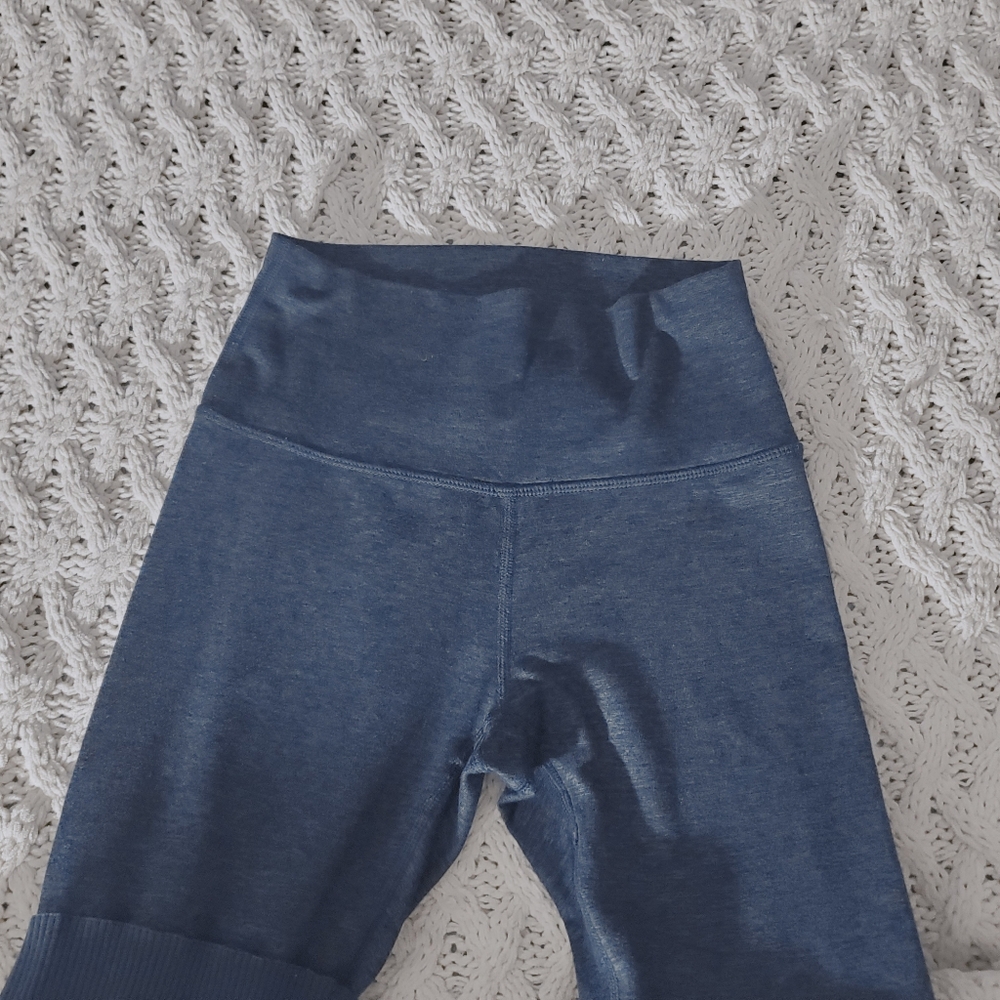 Aerie Over The Knee Leg Warmer Blue High-Rise Leggings - Picture 10 of 16